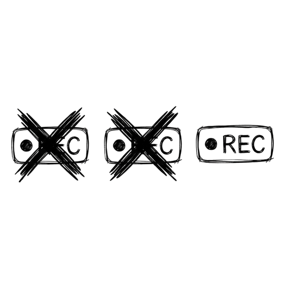 Manual screen recording